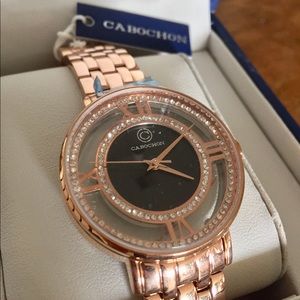 NEW Cabochon 'Carnaval' Stainless Steel Watch